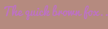 Image with Font Color BE72C2 and Background Color B58A7F